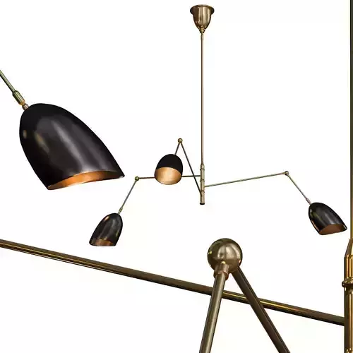 Sommerard Medium Triple Arm Chandelier