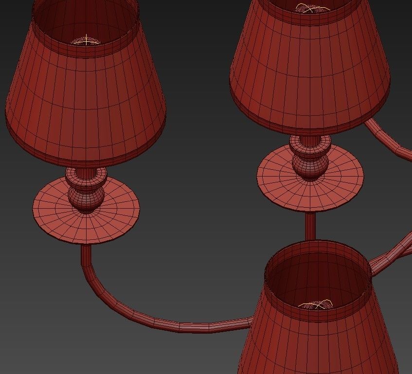 Hudson Valley Menlo Park 6 Light Chandelier 3D model_8