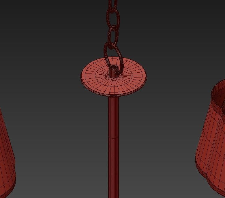 Hudson Valley Menlo Park 6 Light Chandelier 3D model_9