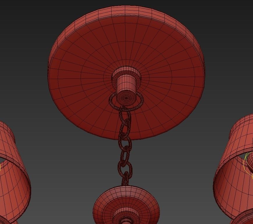 Hudson Valley Menlo Park 6 Light Chandelier 3D model_4