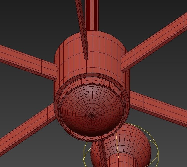 Currey and Company 9299 Bering 6 Light Chandelier 3D model_3