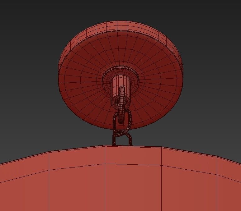 Currey and Company 9299 Bering 6 Light Chandelier 3D model_8