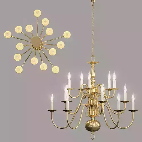 Sea Gull Lighting 15 Light Chandelier