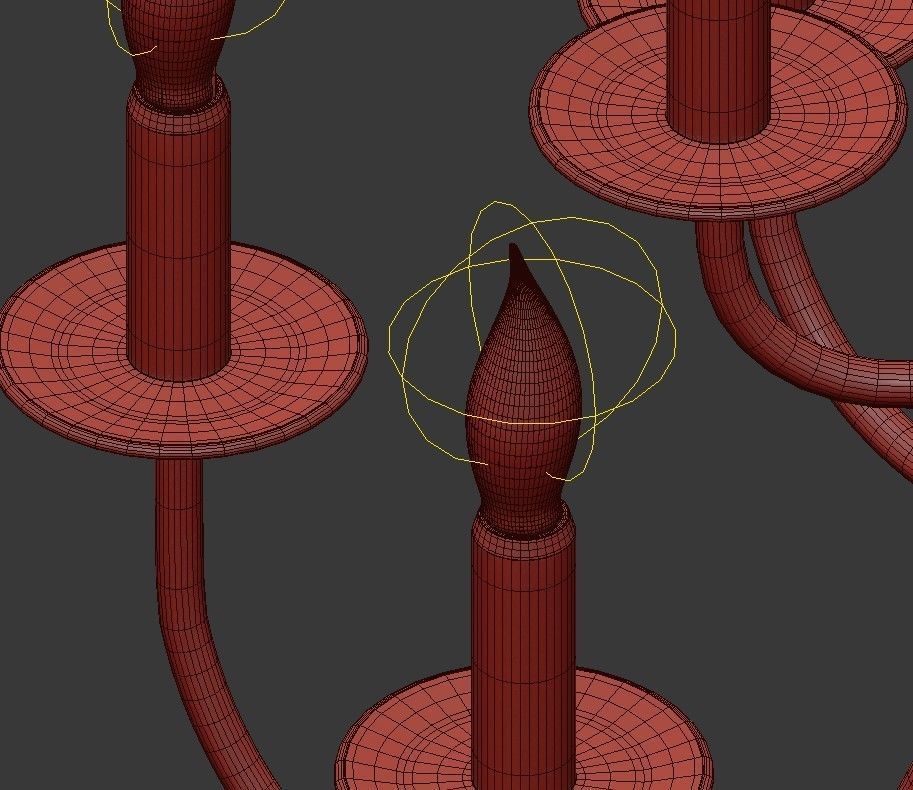 Sea Gull Lighting 15 Light Chandelier 3D model_4