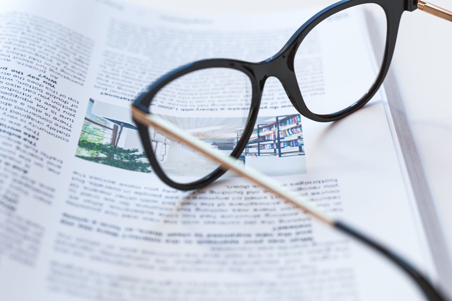 A magazine next to cup of coffee 3D model_1