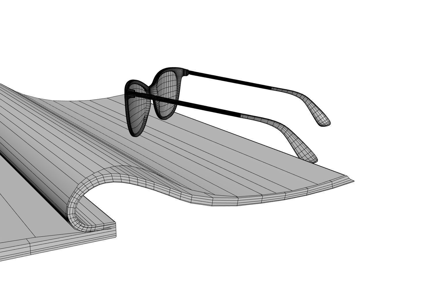 A magazine next to cup of coffee 3D model_8