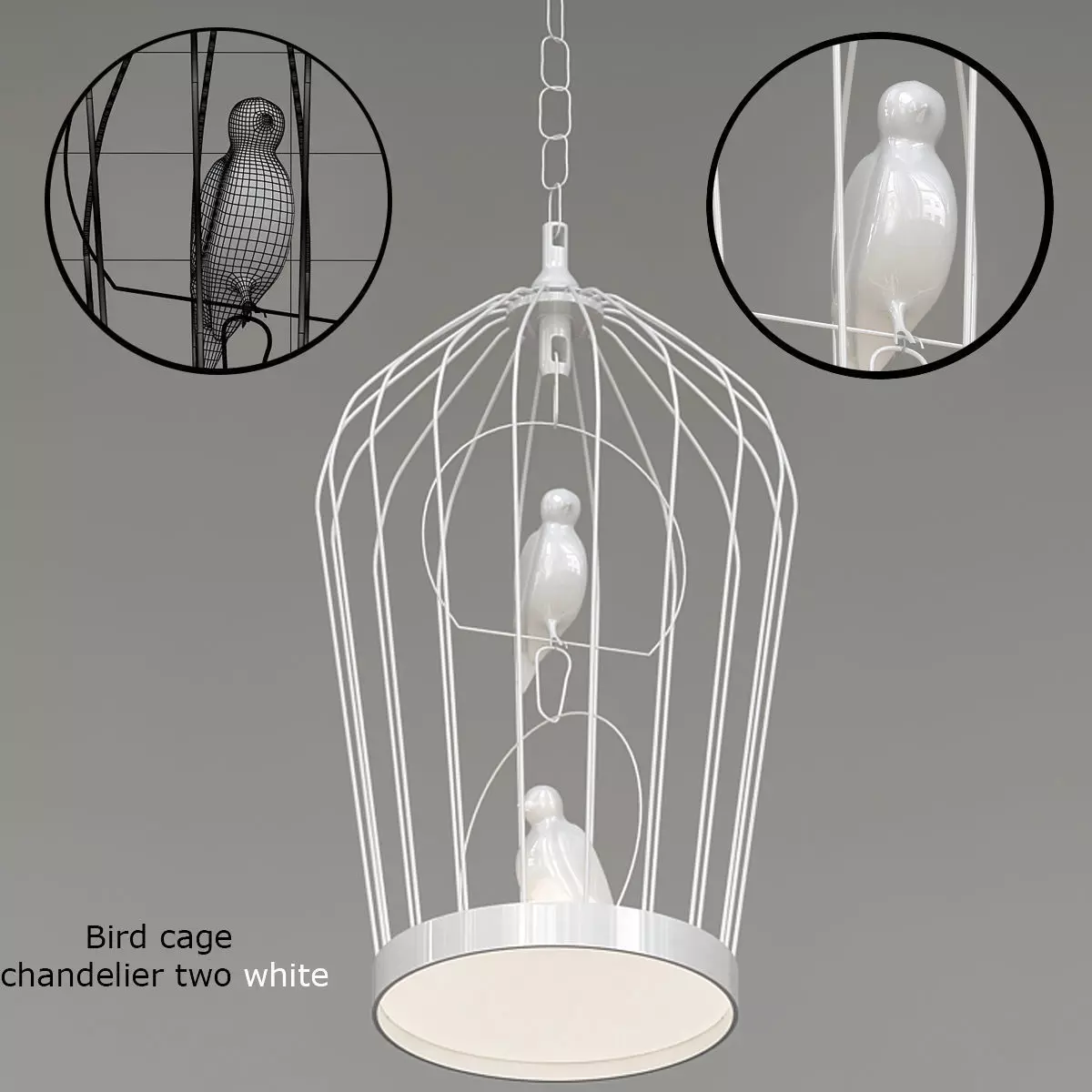 Bell Marine Chandelier 3 3D model
