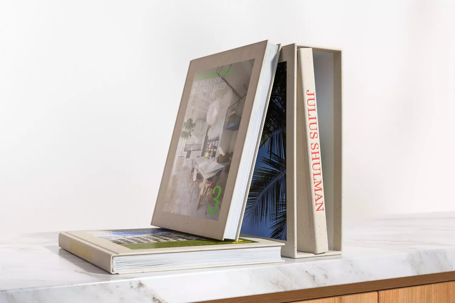 Standing and lying books 3D model_0