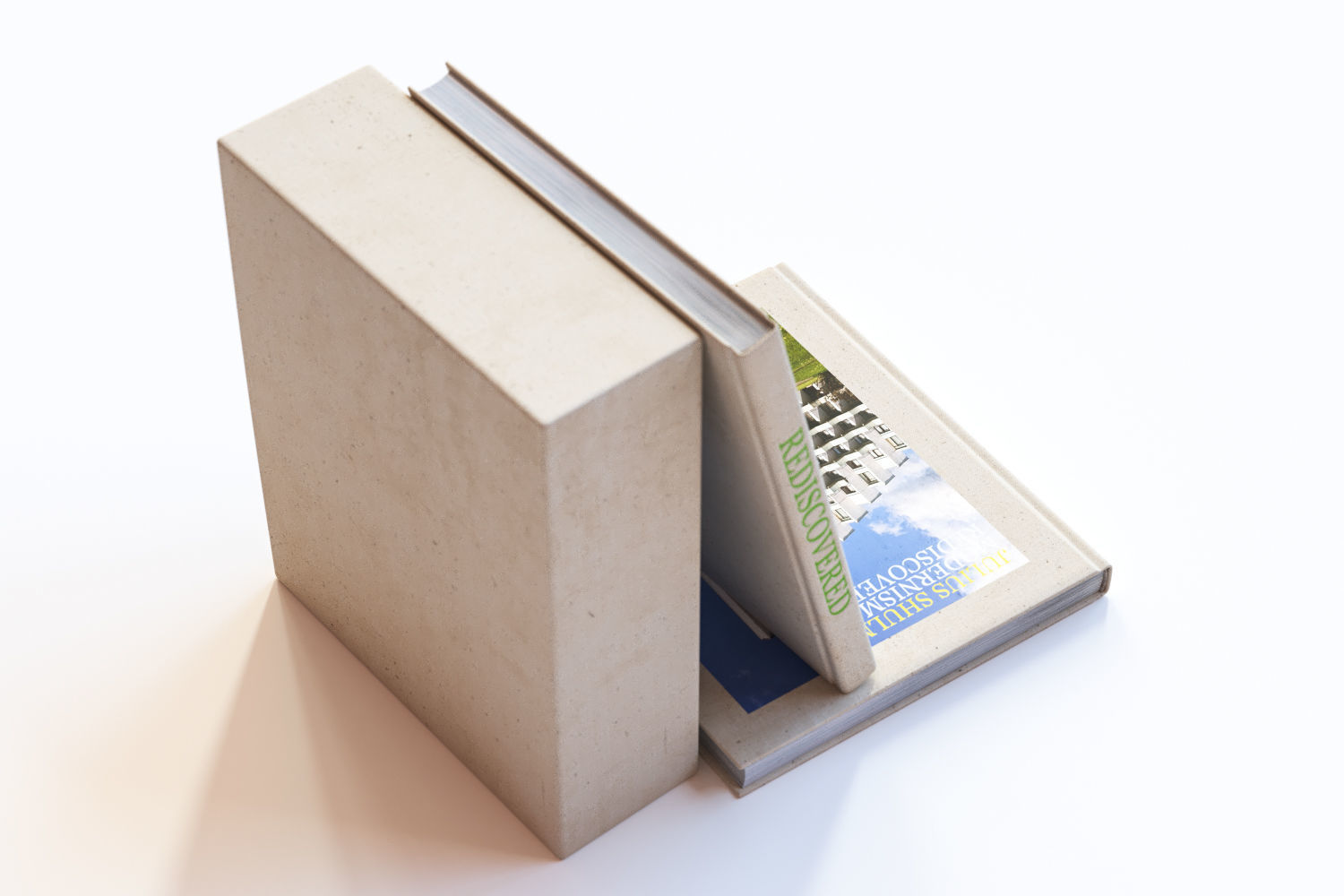 Standing and lying books 3D model_1