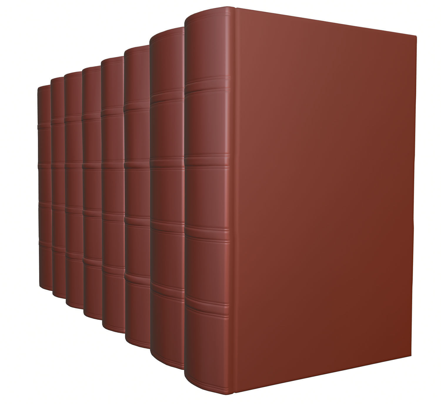 Classic books 3D model_10