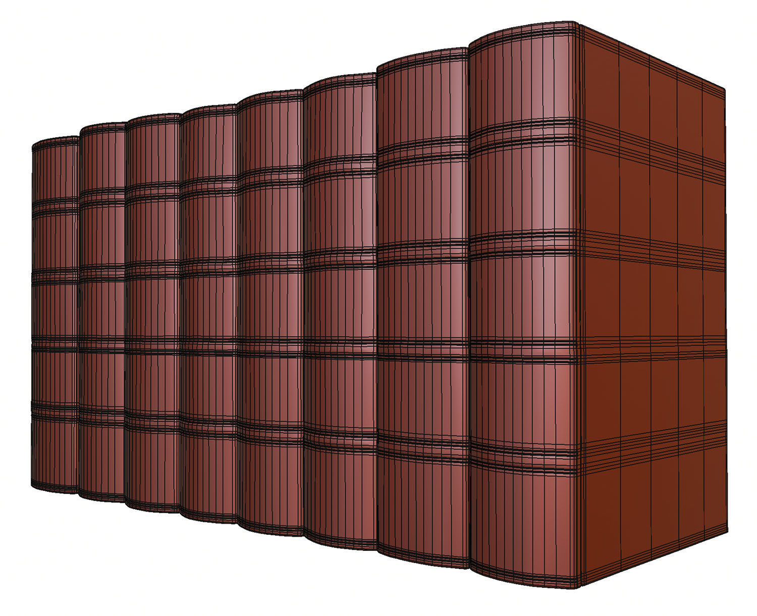 Classic books 3D model_14