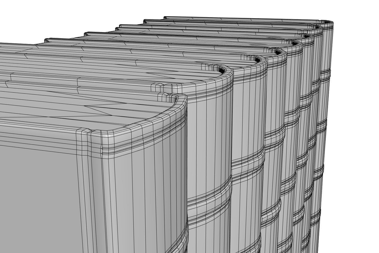 Classic books 3D model_8