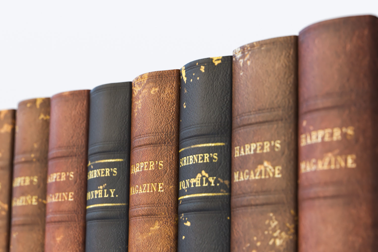 Classic books 3D model_2