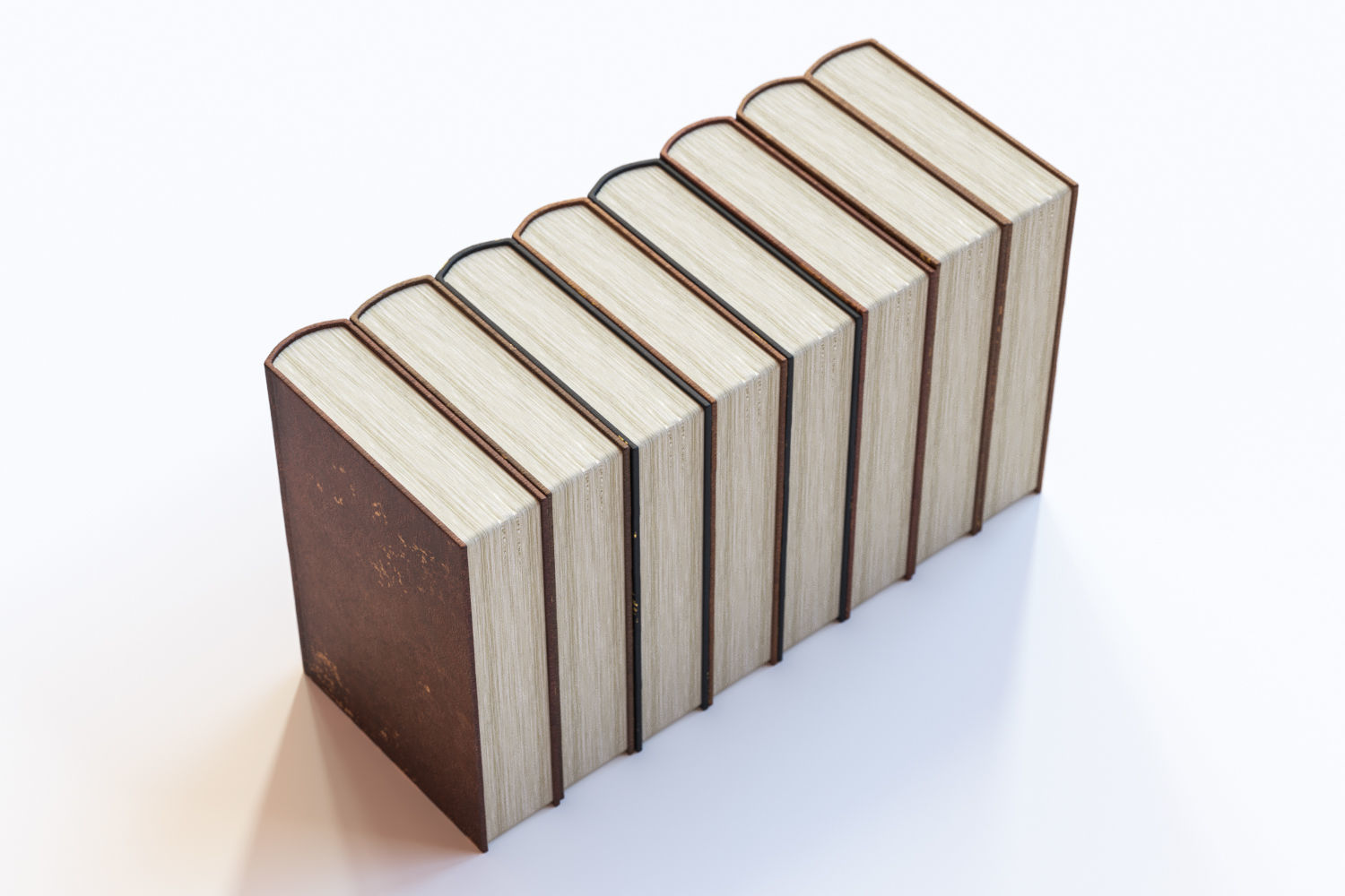 Classic books 3D model_1