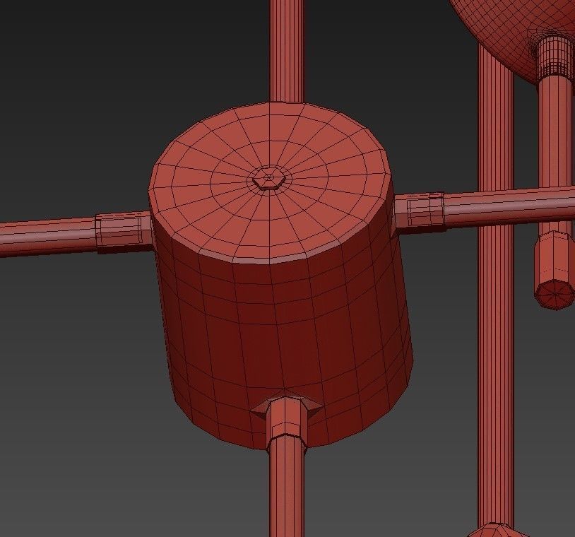 Bullarum Si 6 Chandelier 3D model_6