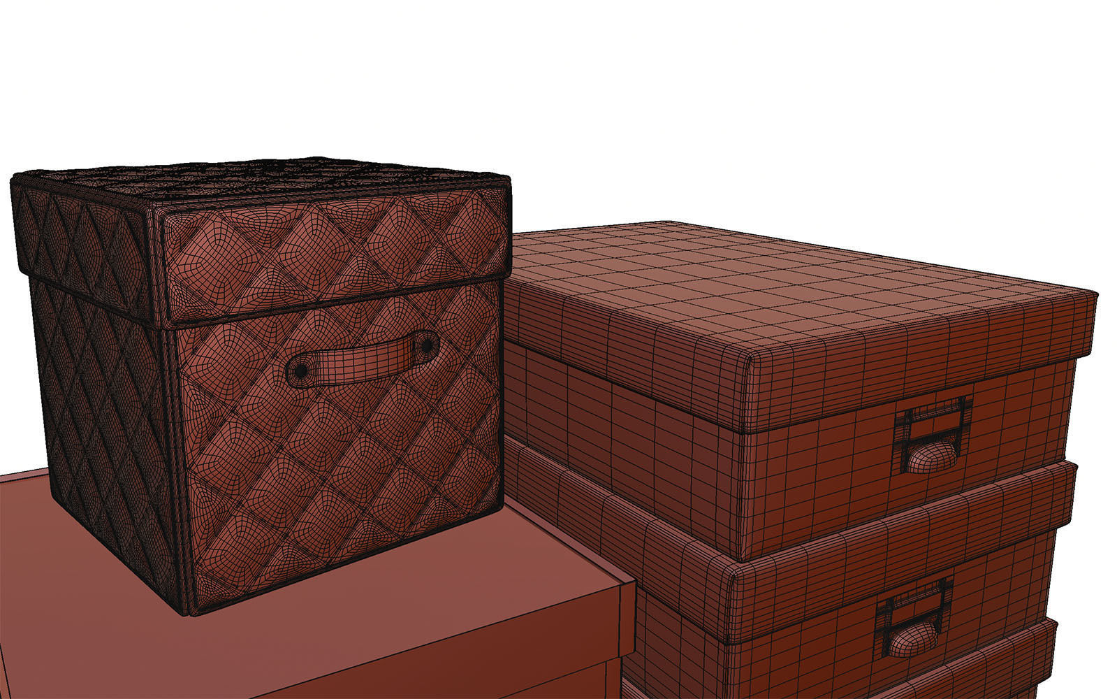 Stock of a colorful box 3D model_13