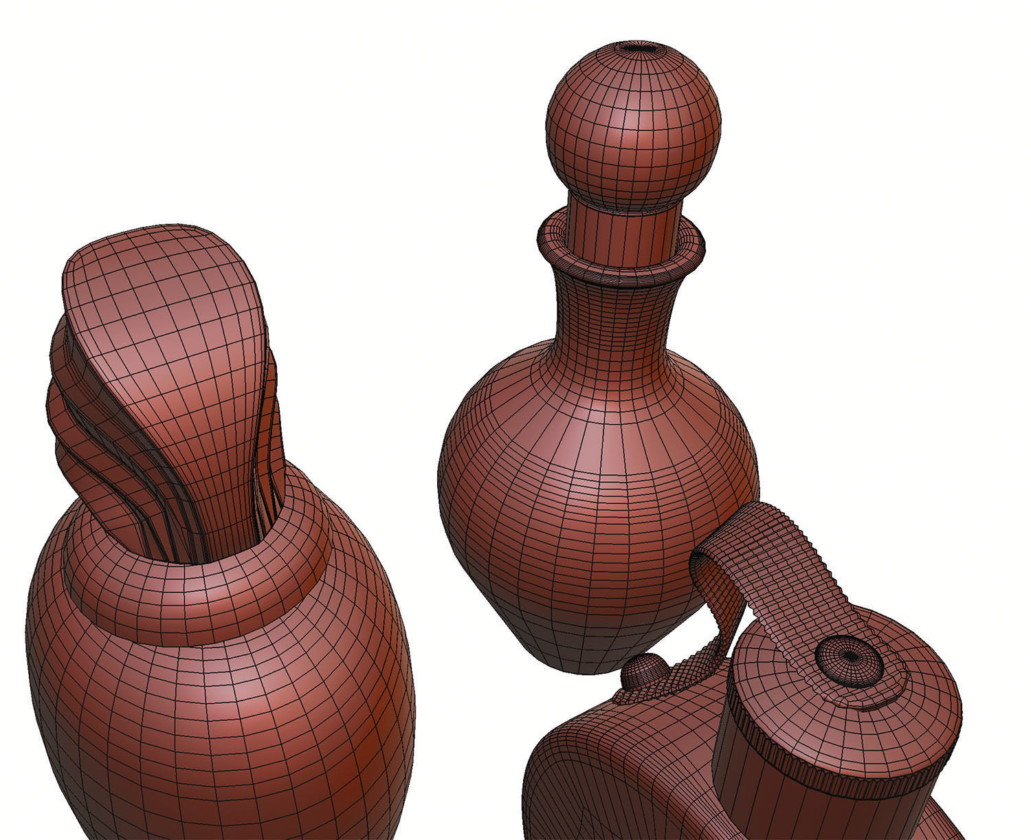 Perfume bottles 3D model_14