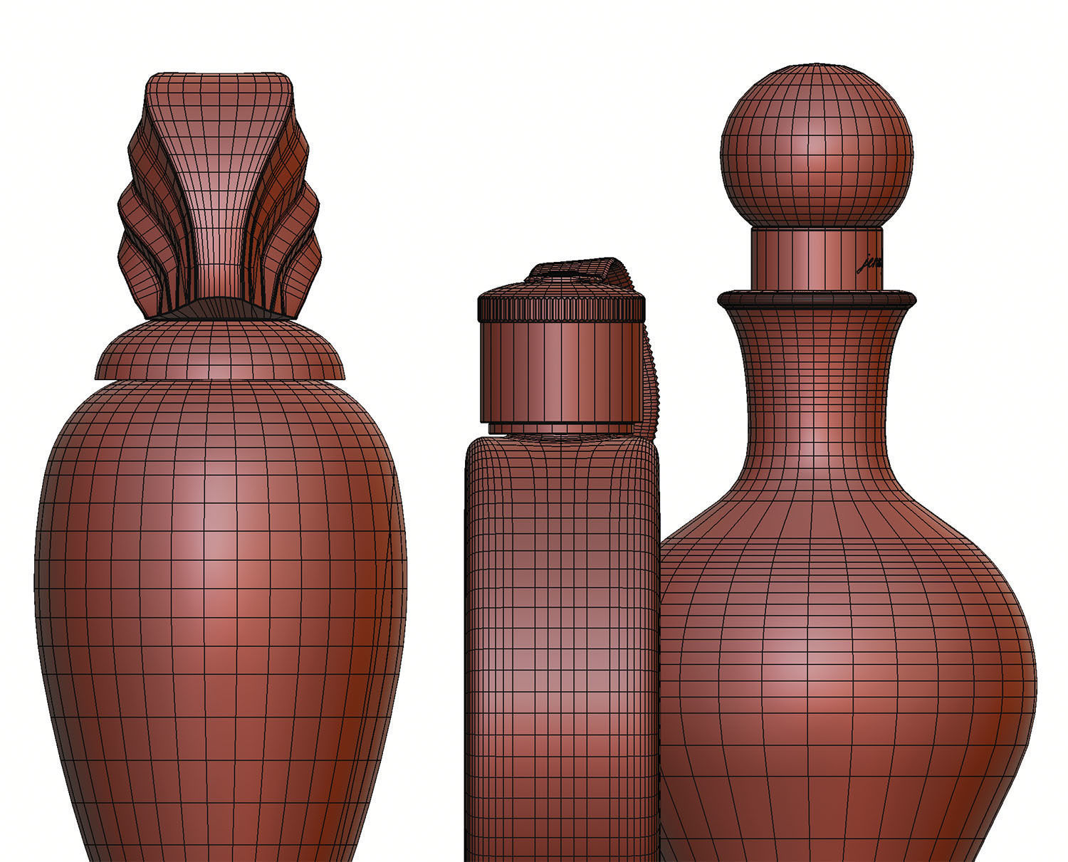Perfume bottles 3D model_13
