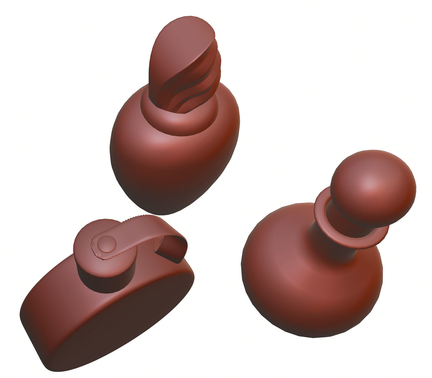 Perfume bottles 3D model_10