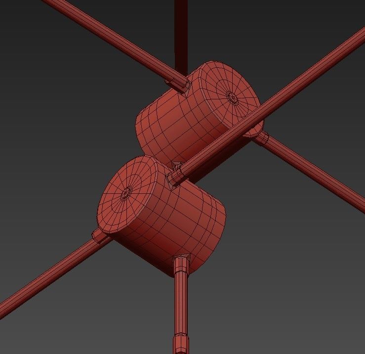 Bullarum Si 4 Chandelier 3D model_5