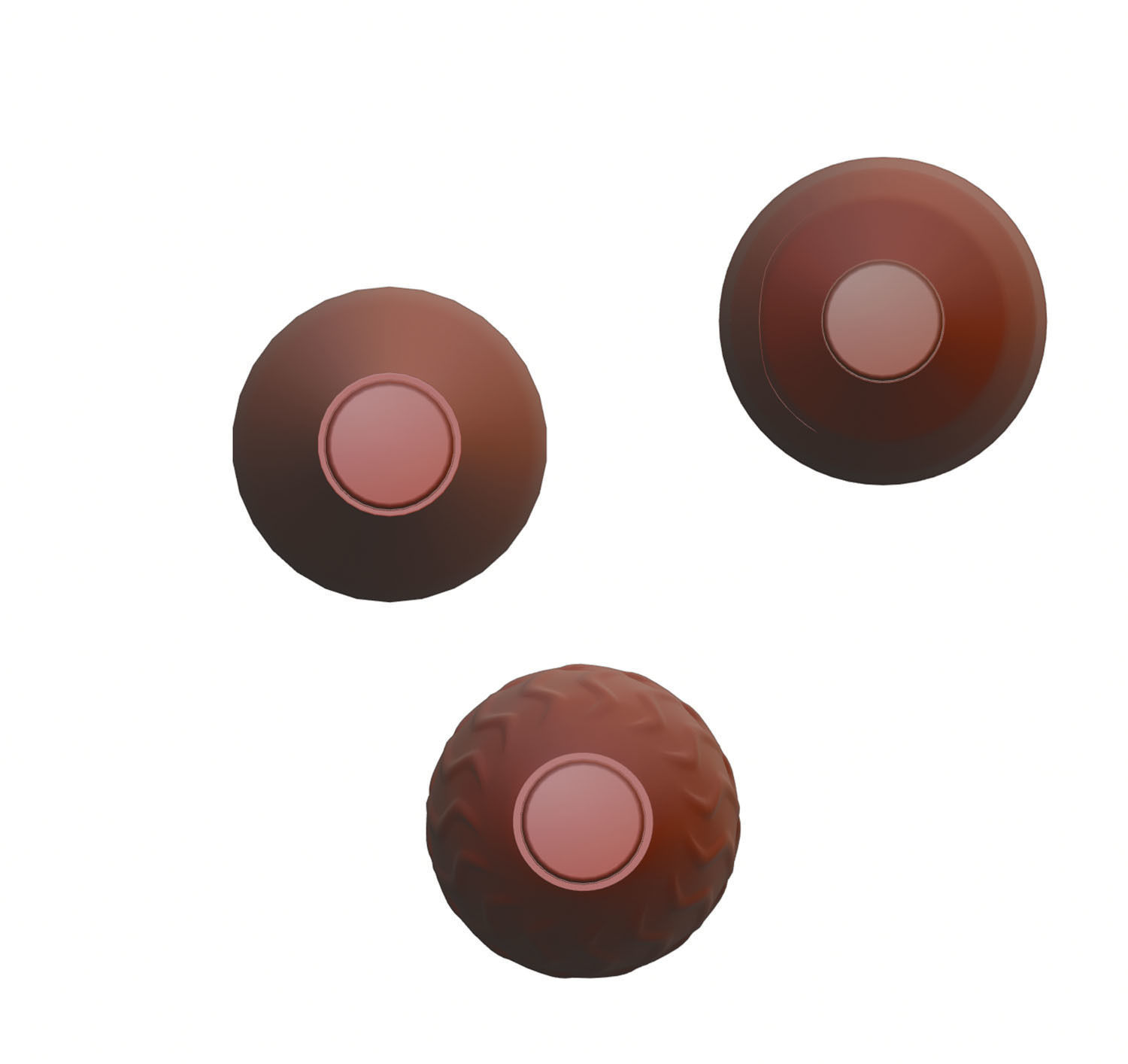 Three bottles with mineral water 3D model_10