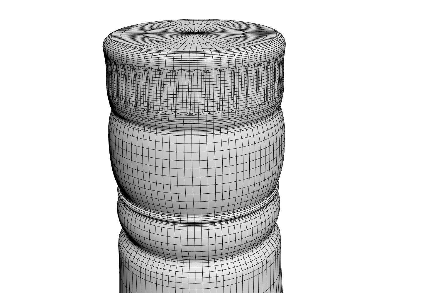 Bottles with whisky 3D model_4