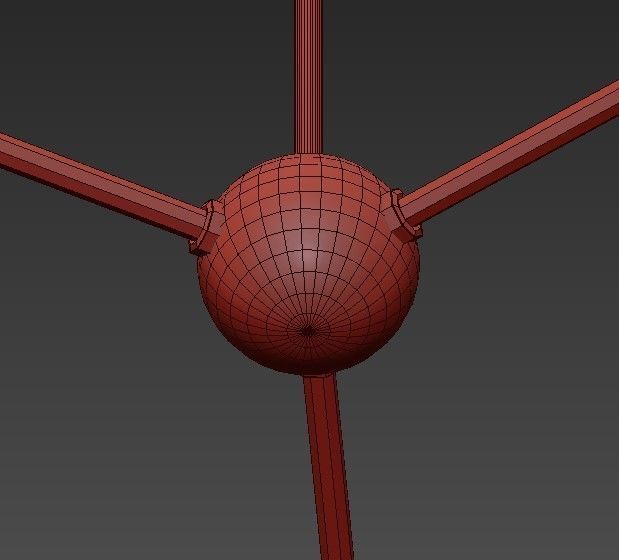 CARACAS SIX LIGHT CHANDELIER 3D model_5