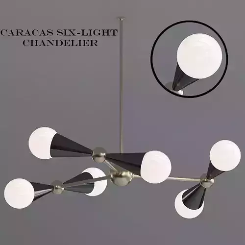 CARACAS SIX LIGHT CHANDELIER