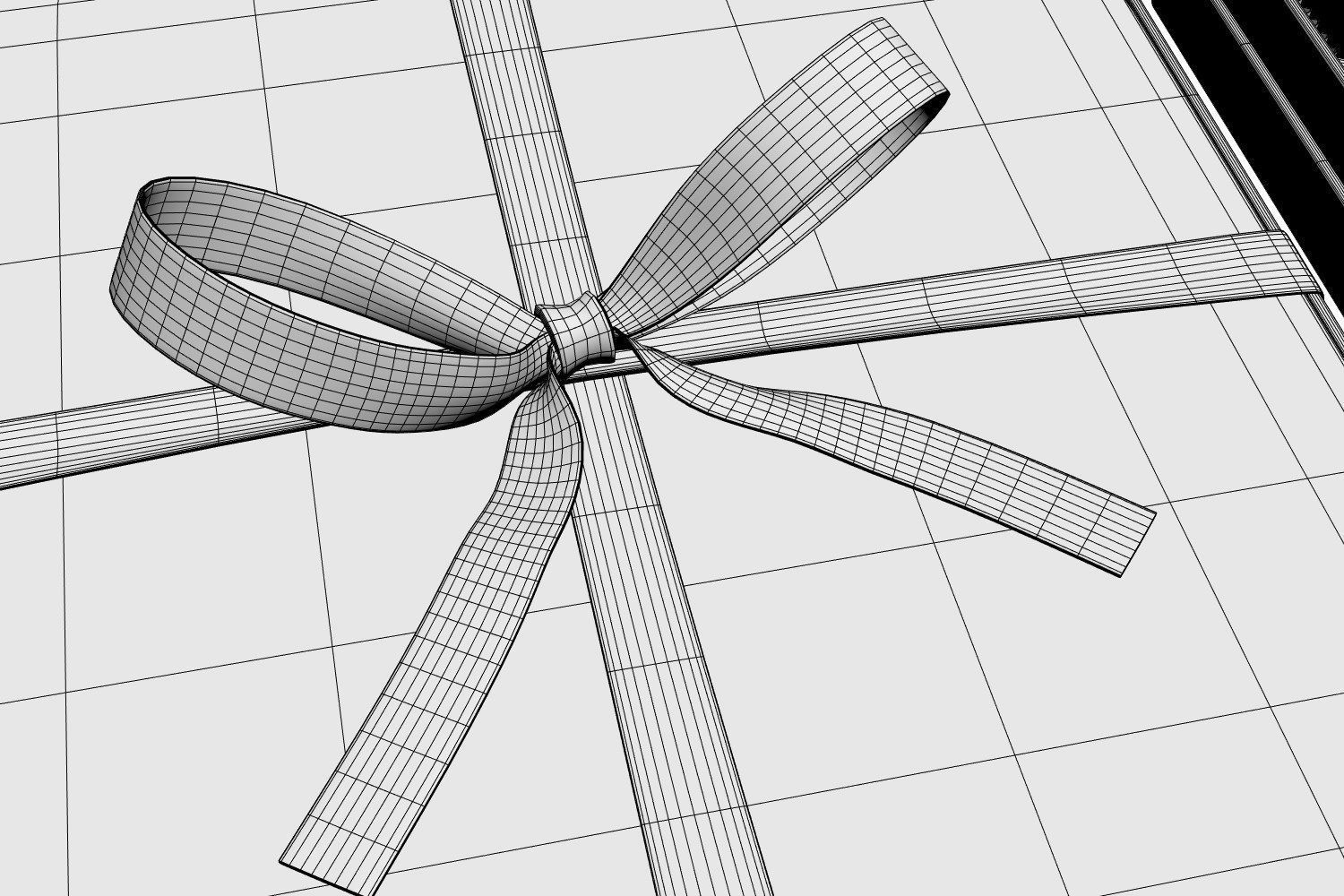 Box of chocolates in a gift package 3D model_7