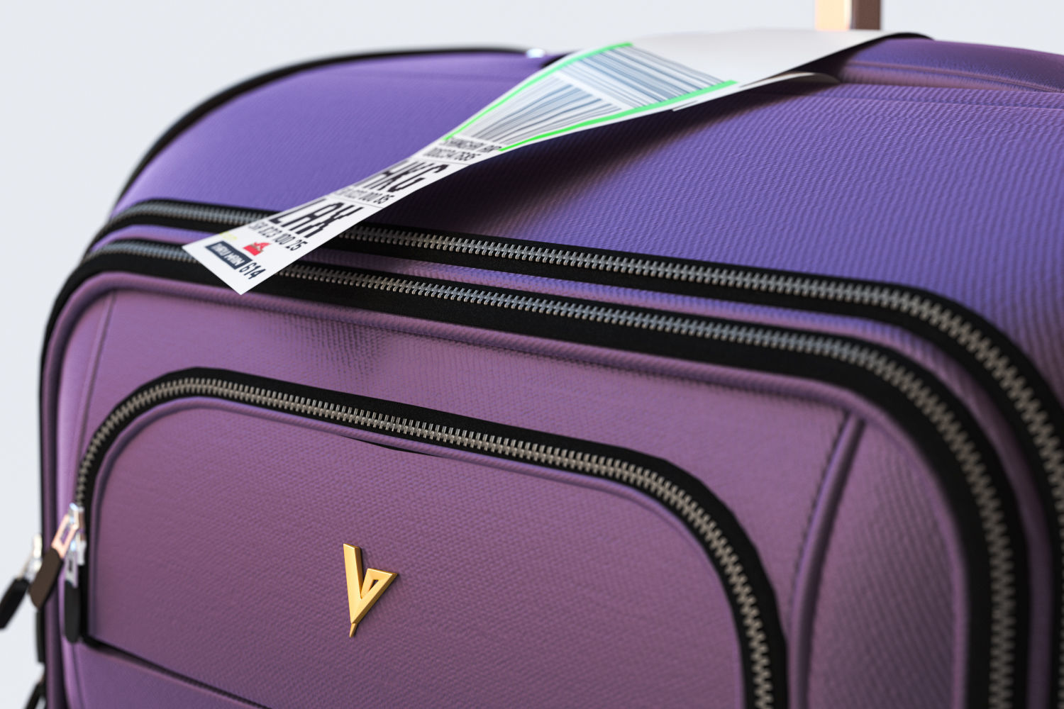 Travel suitcase 3D model_1