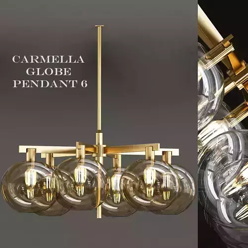 Carmella Globe PENDANT 6 3D model