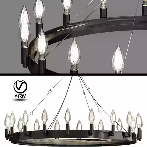 Camino Round Chandelier 18 Restoration Hardware