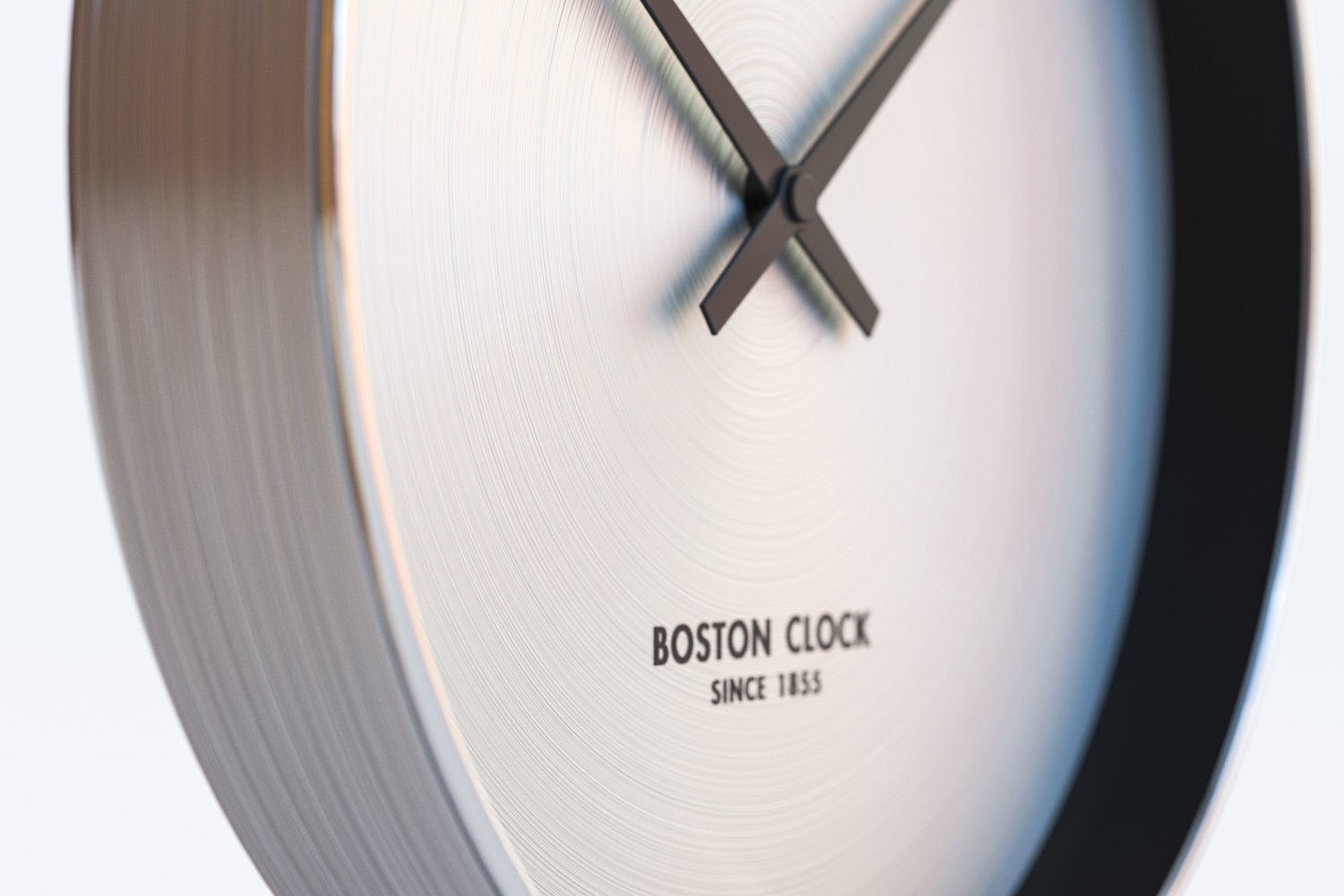 Set of three wall clocks 3D model_3