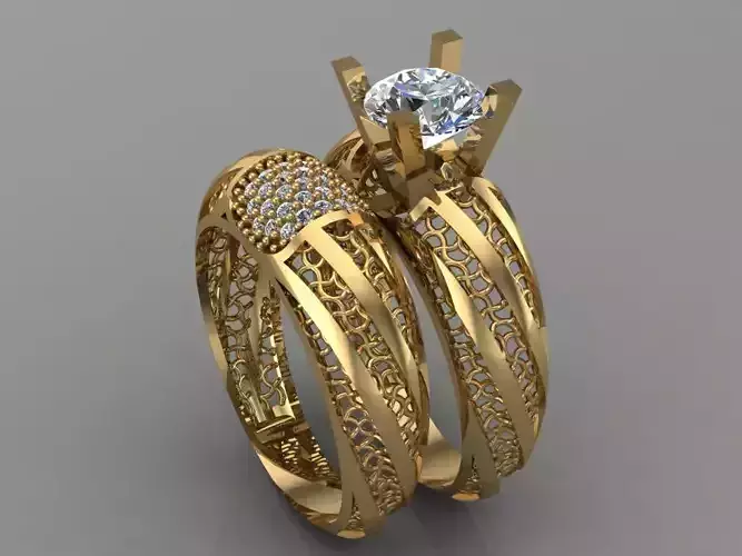 GC GOLD Y071- Diamond Ring 