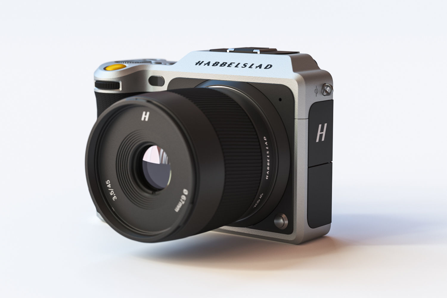 Digital camera 3D model_1