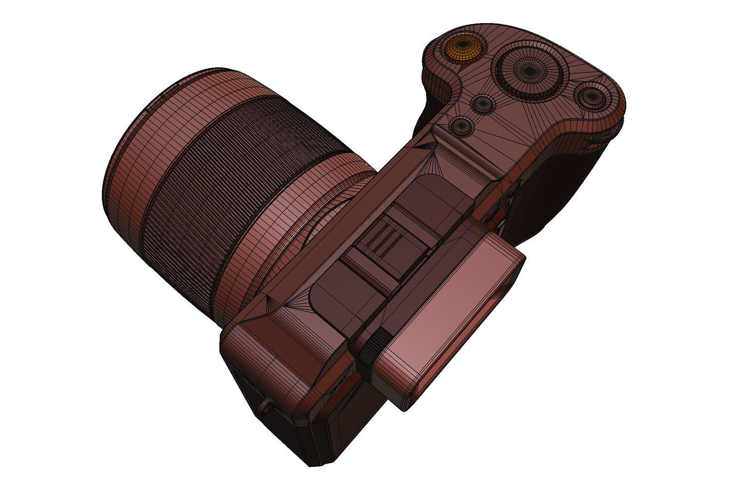 Digital camera 3D model_14