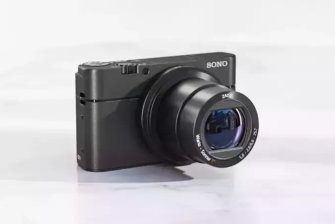Mirrorless camera 3D model