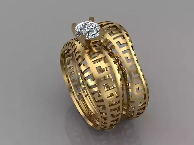 GC GOLD Y074- Diamond Ring