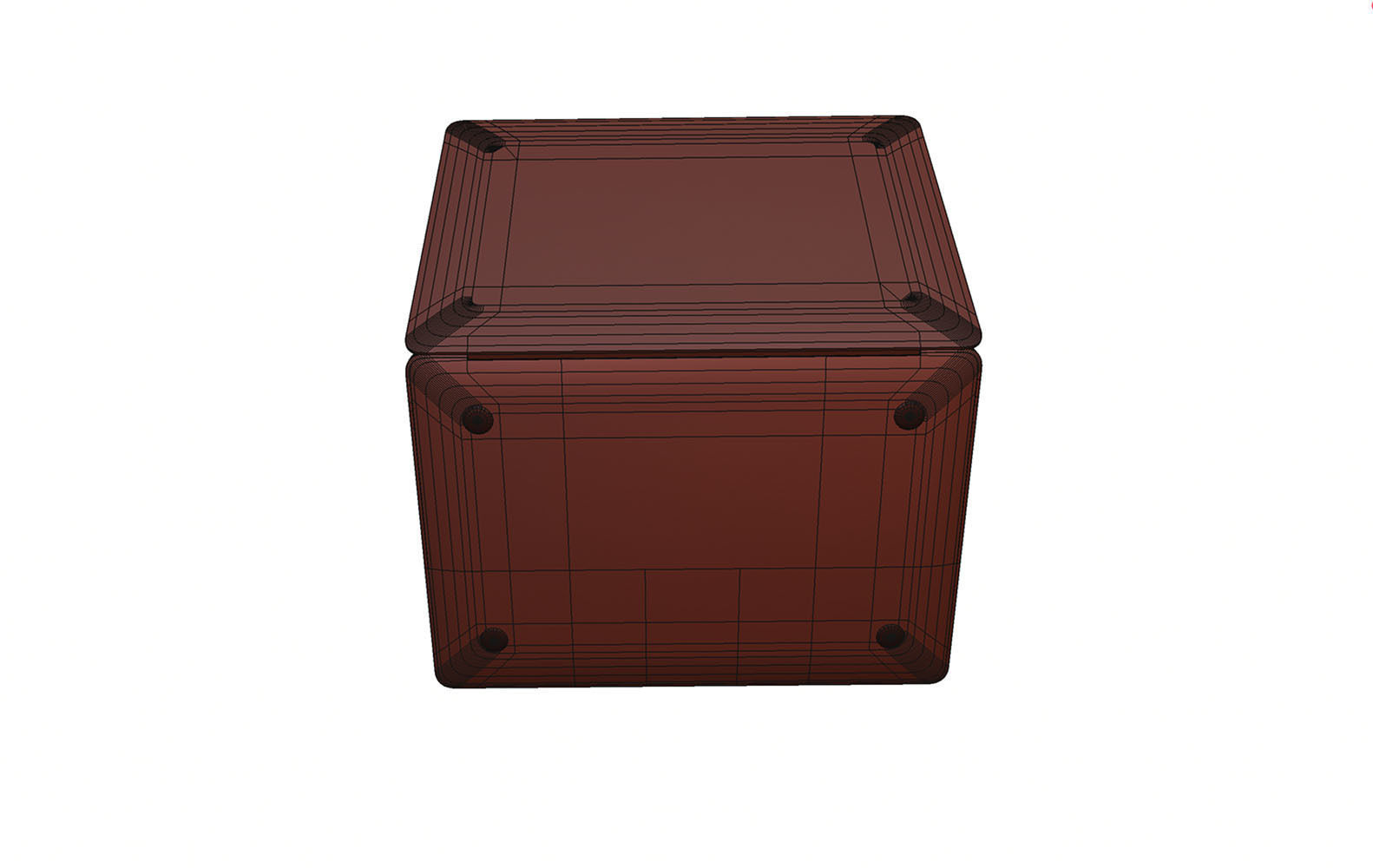 Silver laptop 3D model_14