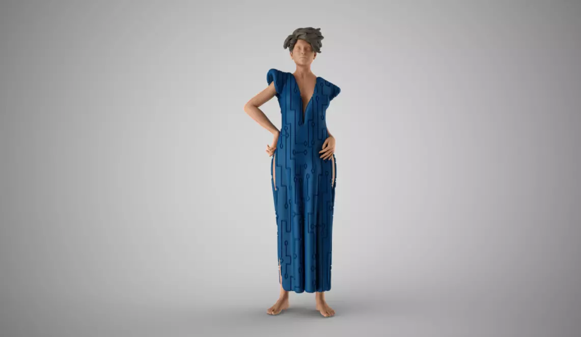 Galactic Woman 3D print model_0