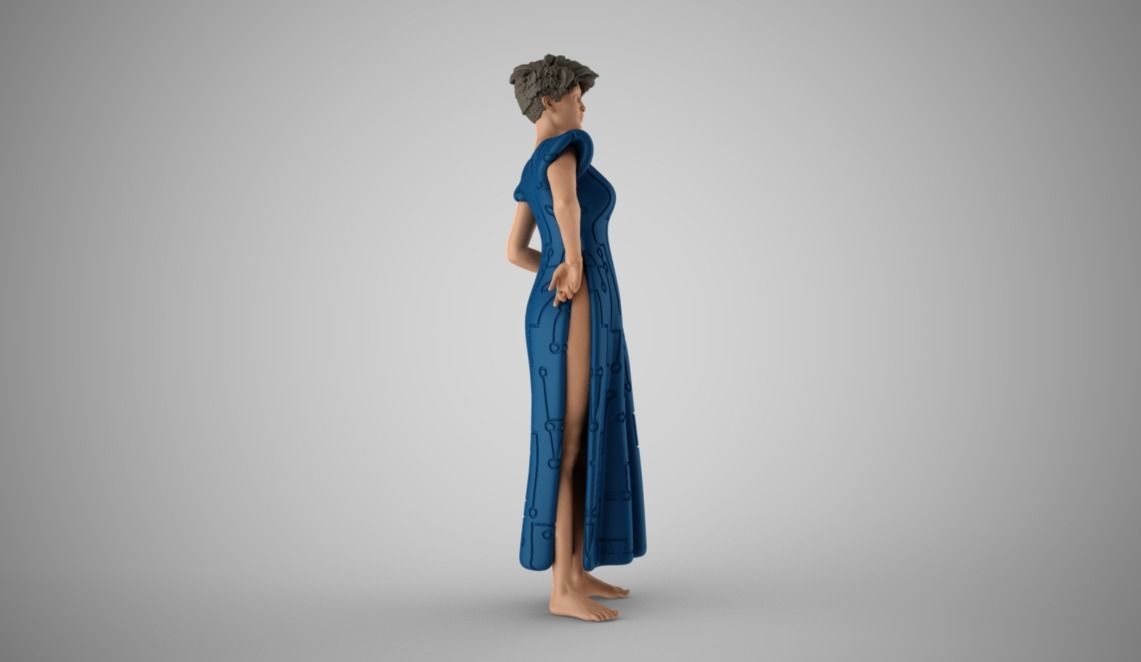 Galactic Woman 3D print model_7