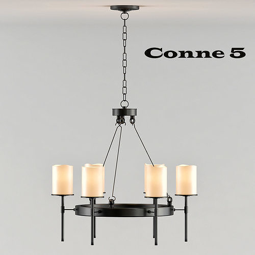 Conne 5 chandelier 3D model