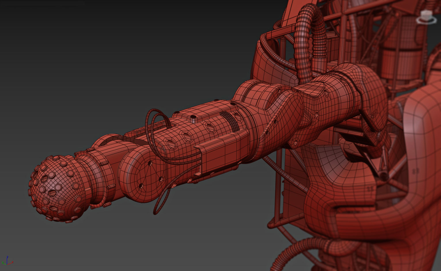 Robot Atlas by Boston Dynamics Low-poly 3D model_8