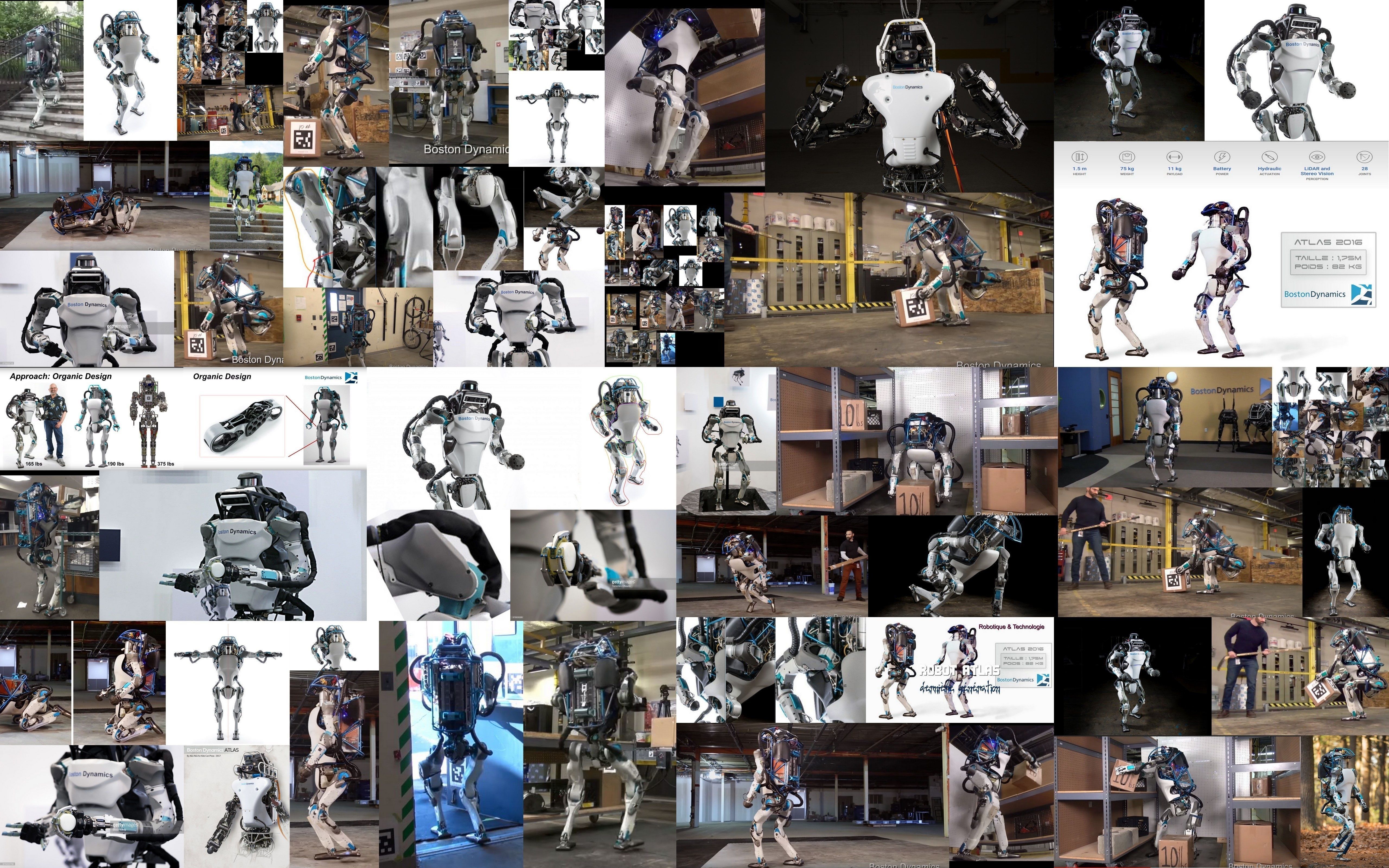 Robot Atlas by Boston Dynamics Low-poly 3D model_3