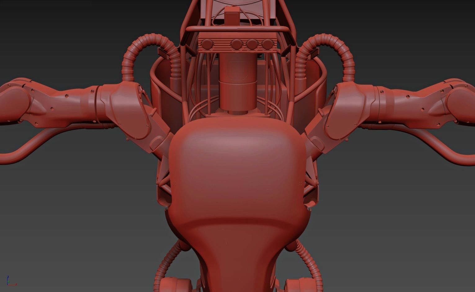 Robot Atlas by Boston Dynamics Low-poly 3D model_11