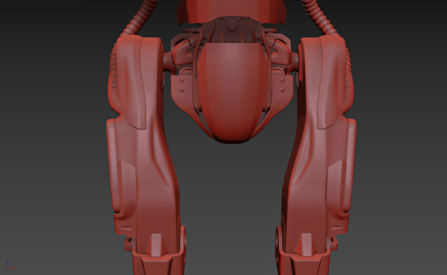 Robot Atlas by Boston Dynamics Low-poly 3D model_6
