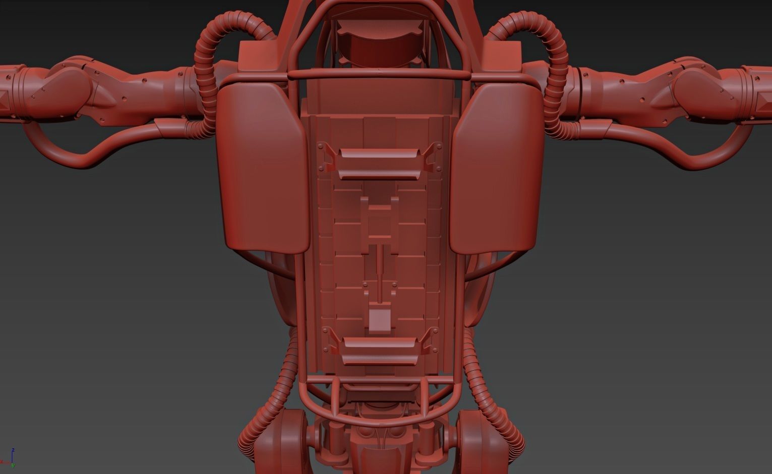 Robot Atlas by Boston Dynamics Low-poly 3D model_10