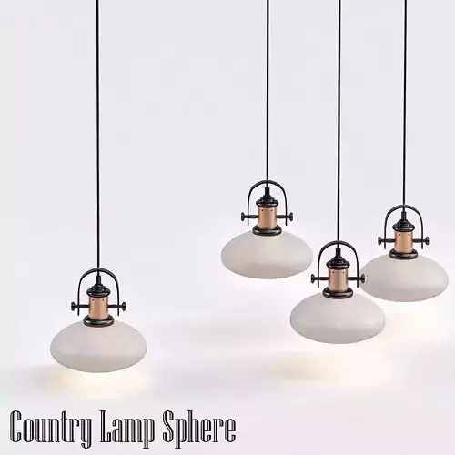Country Lamp Sphere 3D model