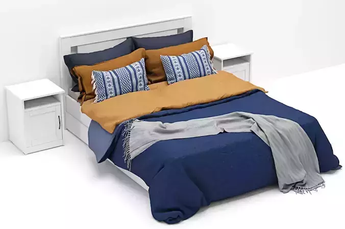 Songesand  Bedversion 3 - scandinavian style