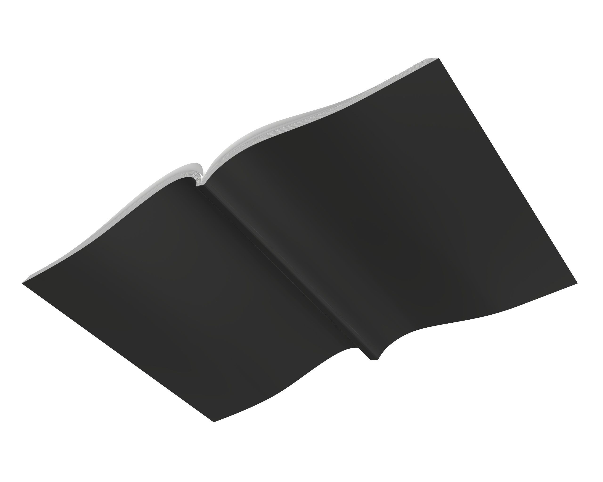 Magazine opened 02 3D model_2